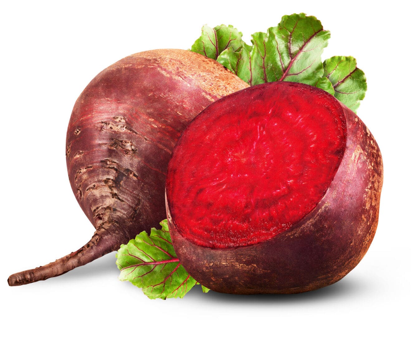 30621552 - fresh beetroot with leaves isolated on white background